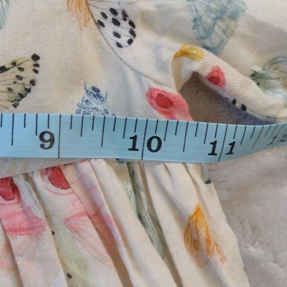 Pink Chicken New York Coralee Long Sleeve  Moth Print Dress Size 2 - Picture 8 of 9